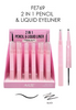 AC-FE769 '2 in 1' Pencil & Liquid Eyeliner 'Black' : 2 DZ