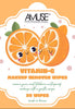 AC-AM627 'Vitamin C' Makeup Remover Wipes : 6 PC