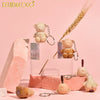 K&C-KC248285 4 Color Fuzzy Bear Fun Lipgloss Keycahin : 2 DZ