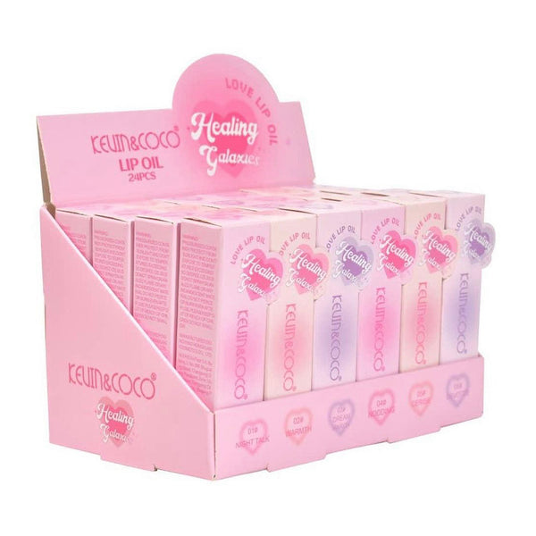 K&C-KC247783 Heart Healing Galaxies Lip Oil : 2 DZ