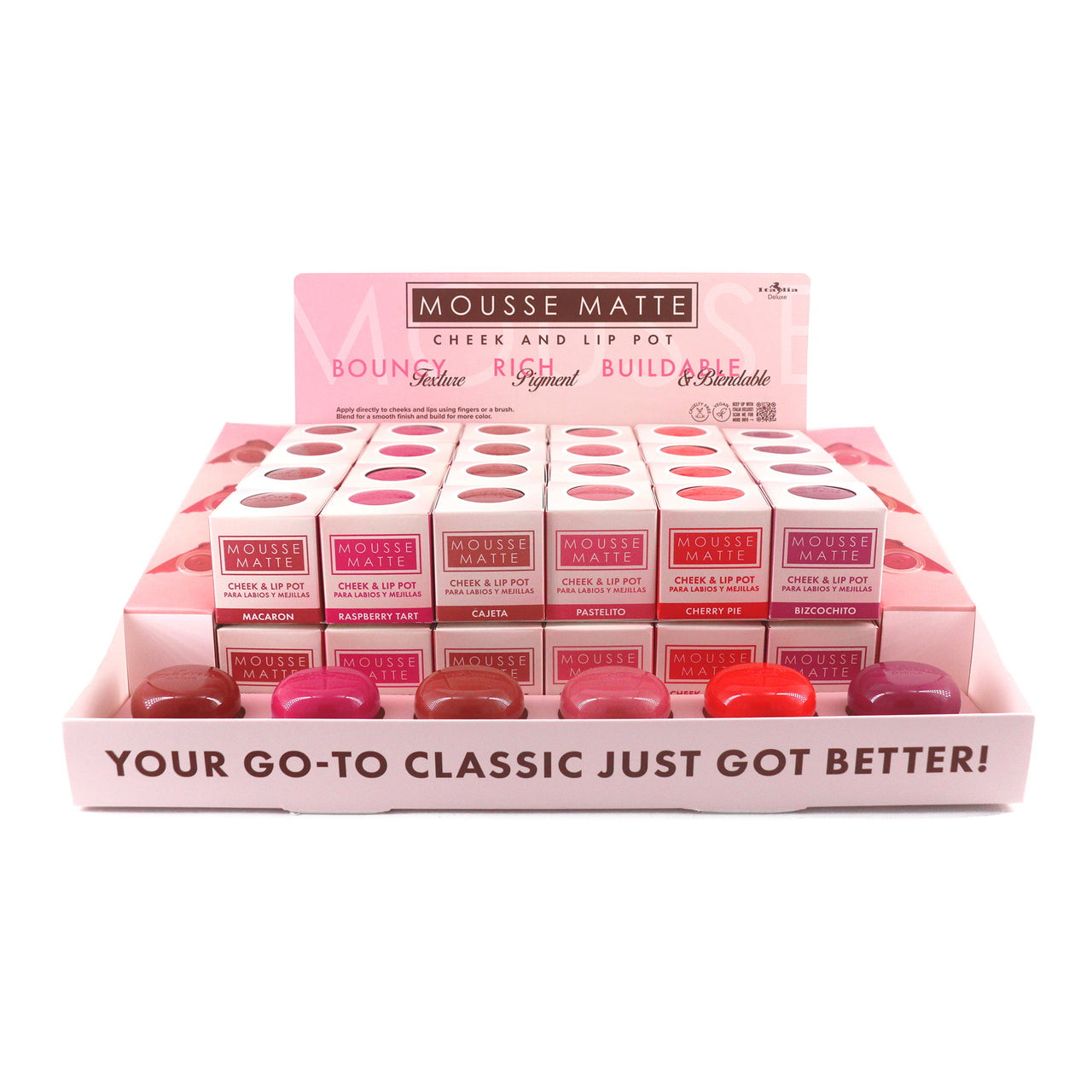 ITA-309MPB Mousse Matte Cheek + Lip Pot : 4 DZ
