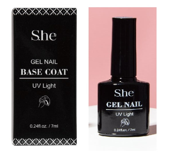 SH-GN992 Gel Nail UV Light Base Coat : 6 PC