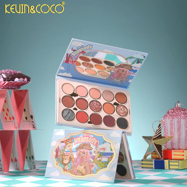 Kevin & Coco-KC1356 Animal Rhapsody 15 Color Eyeshadow Palette: 1