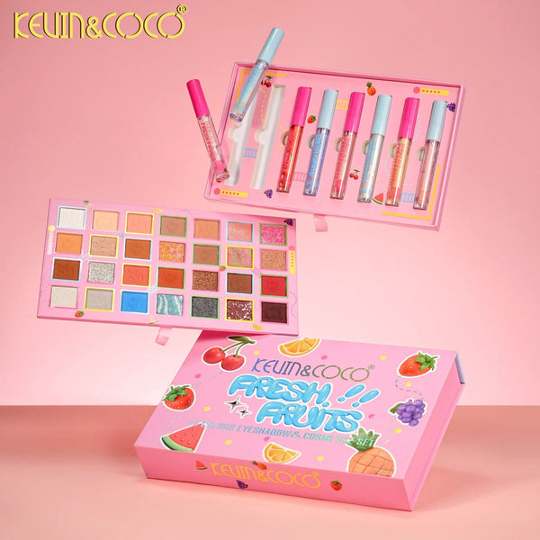 Kevin & Coco-KC1485 Fruit Sweet Orchard 42 Color Eye & Lip Gloss