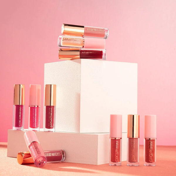 Kevin & Coco-KC1600 Glow Kiss 12 Color Lip Lacquer Gloss Set