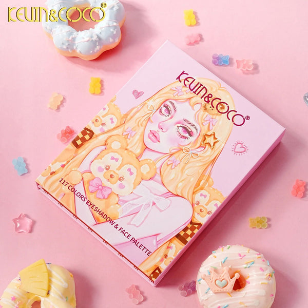 アイシャドウ coconuts Kevin & Coco-KC1611 Teddy Bear Soft Moe Honey Sugar Girl 117 Color