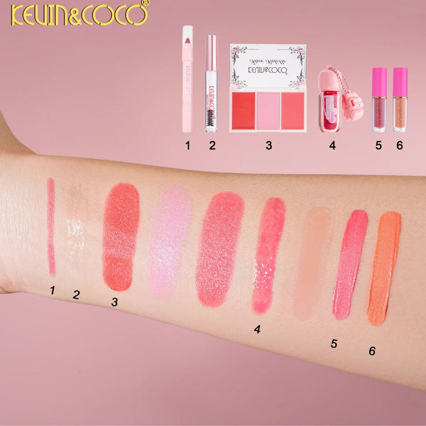 Kevin & Coco-KC1775 Sweet Cream Soft Light Makeup Set Cup(Blush