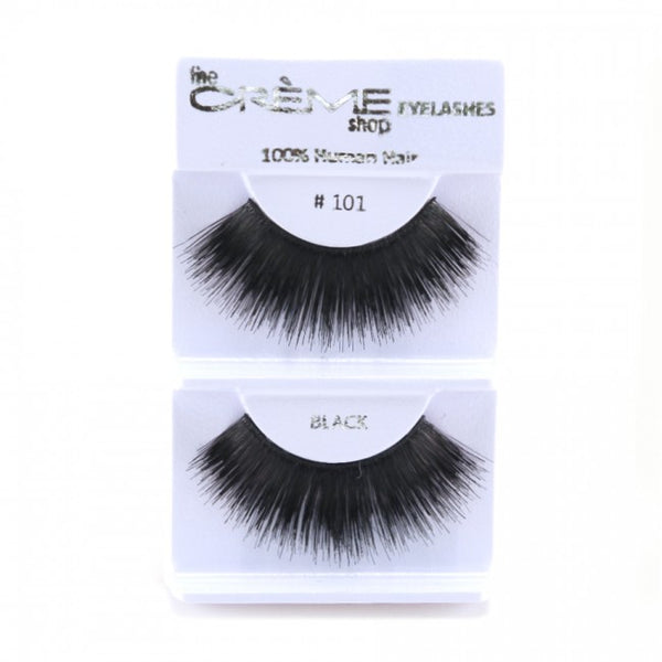 The Creme Shop 100% Human Hair Eyelashes #101 Wholesale - Cosmeticholic