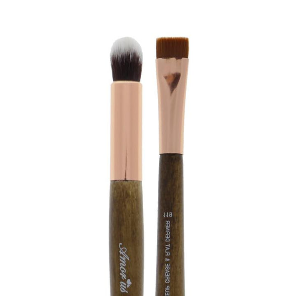 AM-BR119 : Premium Crease & Flat Definer Duo Brush