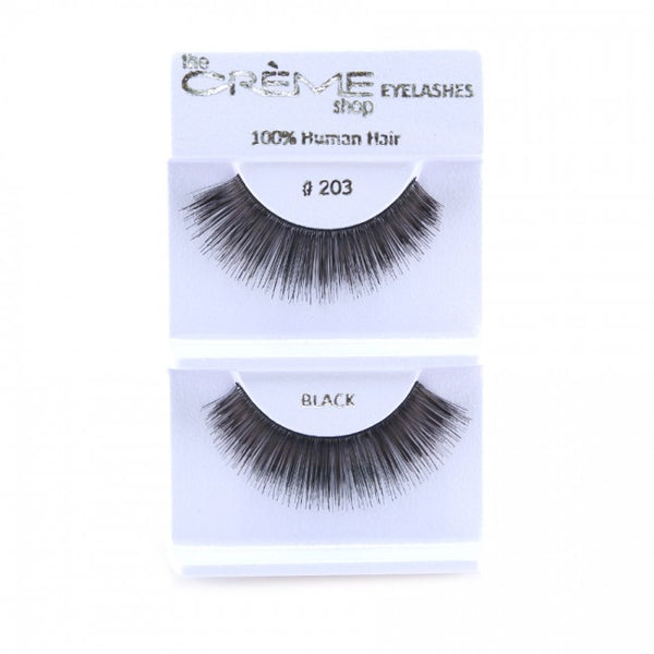 The Creme Shop 100% Human Hair Eyelashes #203 Wholesale - Cosmeticholic
