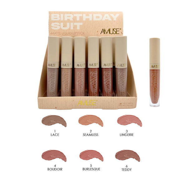 AC-LIP2145 Birthday Suit Matte Liquid Lipstick : 2 DZ