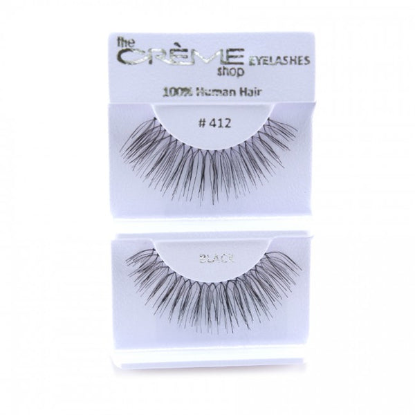 The Creme Shop 100% Human Hair Eyelashes #412 Wholesale - Cosmeticholic