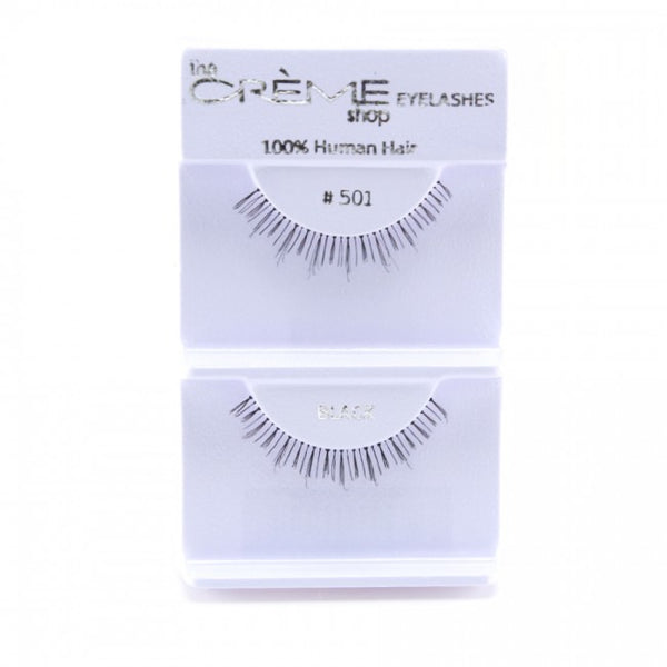 The Creme Shop 100% Human Hair Eyelashes #501 Wholesale - Cosmeticholic