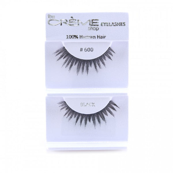 The Creme Shop 100% Human Hair Eyelashes #600 Wholesale - Cosmeticholic