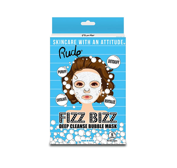 Rude RU87909X5 : Fizz Bizz Deep Cleanse Bubble Mask Wholesale-Cosmeticholic