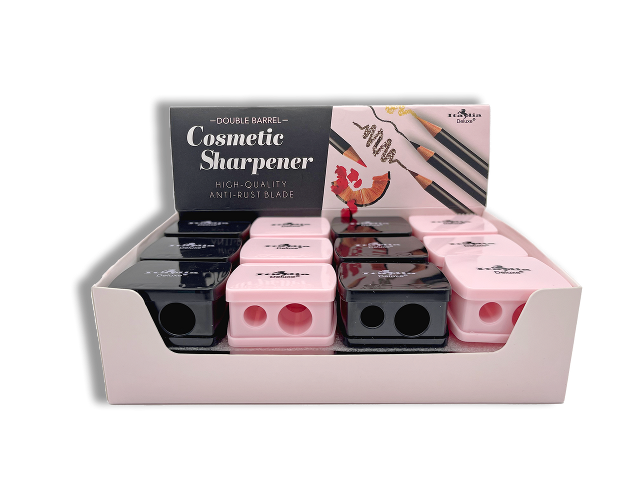 ITA-963 Duo Cosmetic Pencil Sharpener : 2 DZ