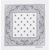 Classic Paisley Bandana White Wholesale-Cosmeticholic