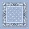 Classic Paisley Bandana Light Blue Wholesale-Cosmeticholic