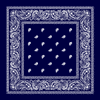 Classic Paisley Bandana Royal Navy Wholesale-Cosmeticholic
