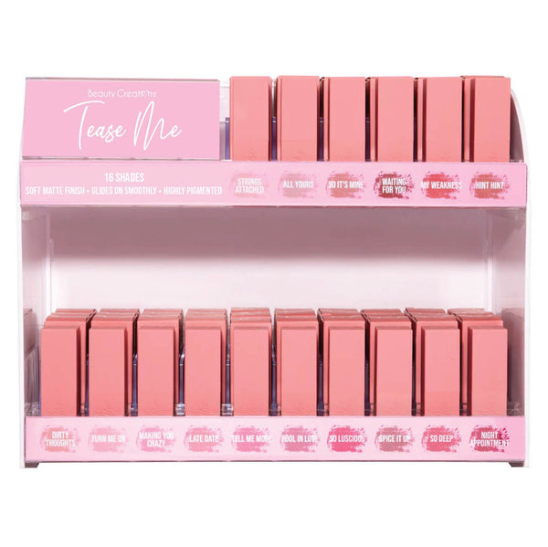BC-TMLS Tease Me Lipstick Display with Free Testers : 1 SET