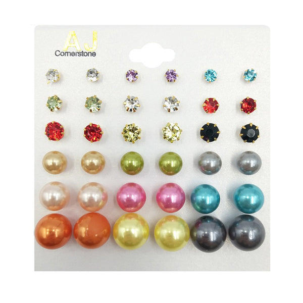 AJ-EM1168 Multi Size Earring : 1 DZ