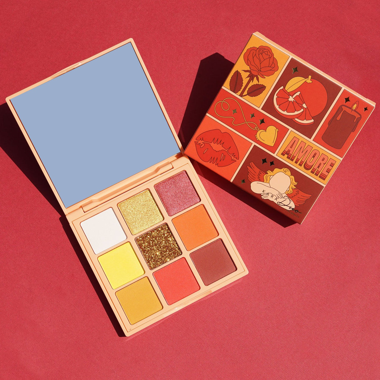 Kara Beauty ES122 Amore Shadow Palette Cosmetic Wholesale-Cosmeticholic