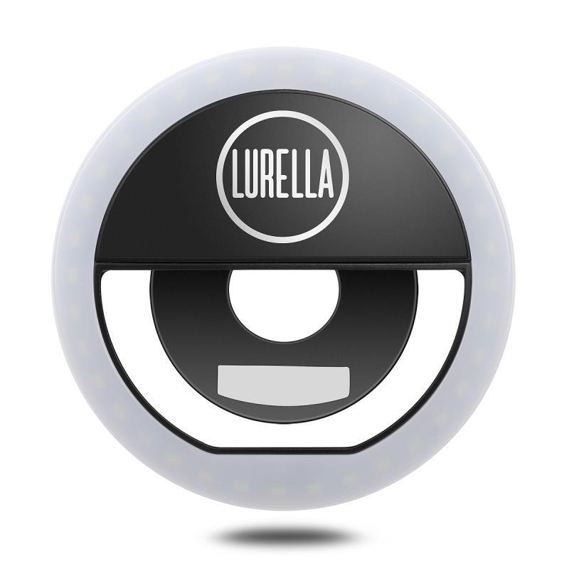 LUR-LUMINOUSBLACK: Selfie Luminous Ring Light-Eclipse