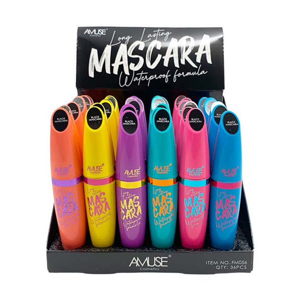 AC-FM056 Long Lasting Waterproof Mascara 6 Color Assorted : 3 DZ