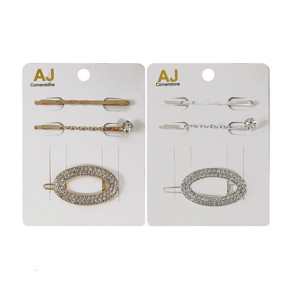 AJ-HPN1101 3PC Fashion Hair Pin : 1 DZ