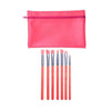 Prolux Sun Kissed 7PC Makeup Brush Set Pink Cosmetic Wholesale-Cosmeticholic