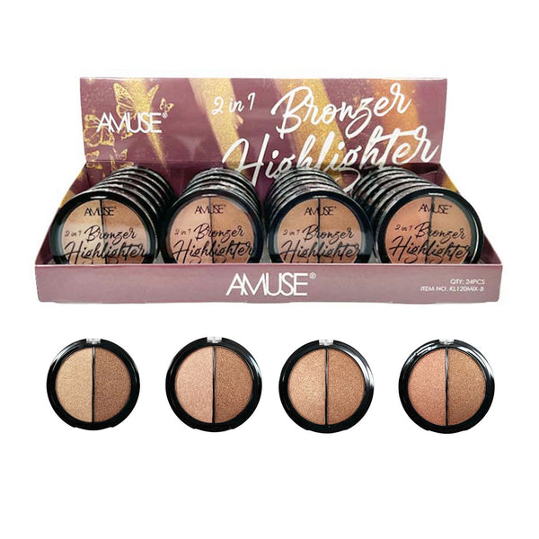 AC-KL120MIXB 2 in 1 Bronzer & Highlight : 2 DZ