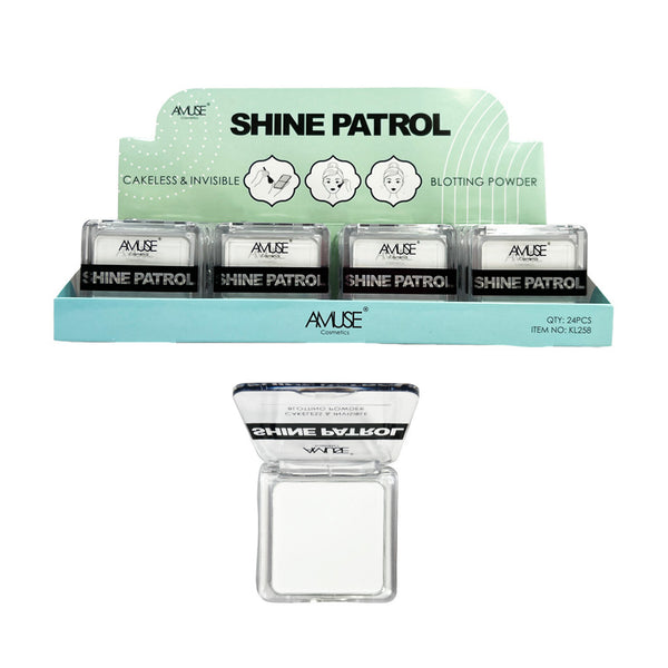 AC-KL258 'Shine Patrol' Cakeless & Invisible Blotting Powder : 2 DZ