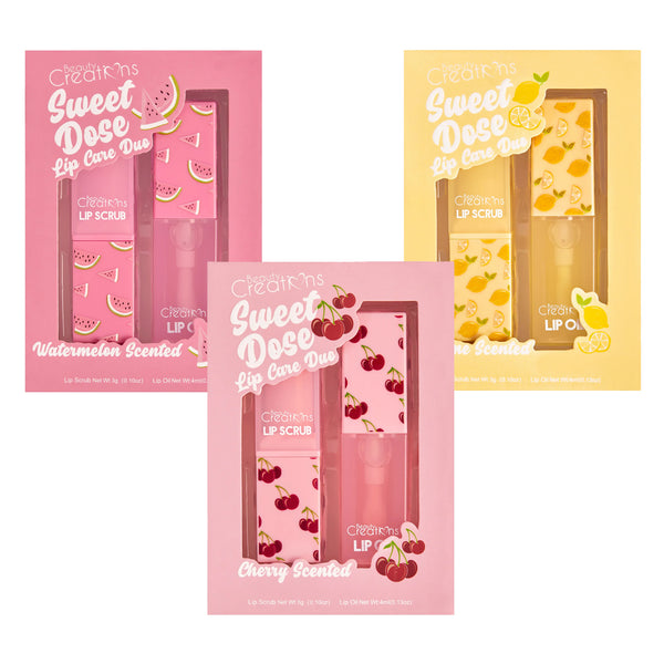 BC-LOSETB 'Sweet Dose' Lip Care Duo with 3 Flavors : 6 SET