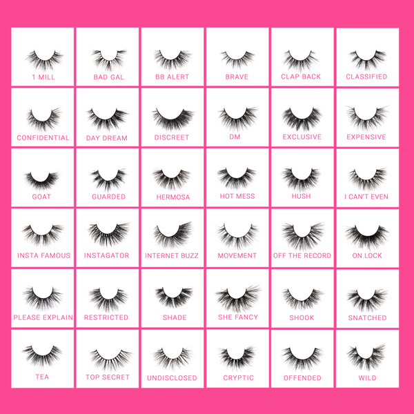 BC-ML :  Faux Mink Lashes 36 Styles -  10 PC