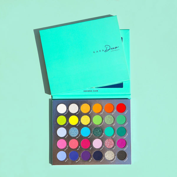 KR-PRO10 : 'Havana Club' 30 Color Shadow Palette 6 PC