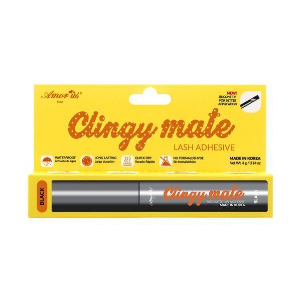 AM-KCM4B : Clingy Mate Lash Adhesive w/ silicon tip 4g-Black 1 DZ