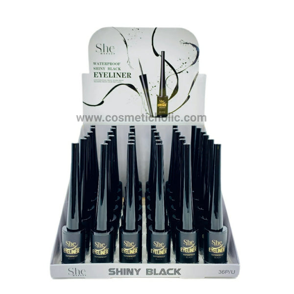 SH-EL02BK : Waterproof Shiney Black Eyeliner 3 DZ