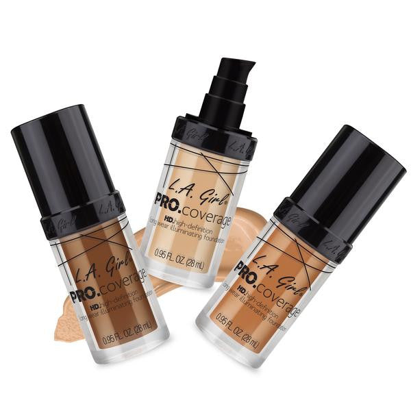 Wholesale L.A. Girl Pro Coverage Illuminating Foundations-Cosmeticholic