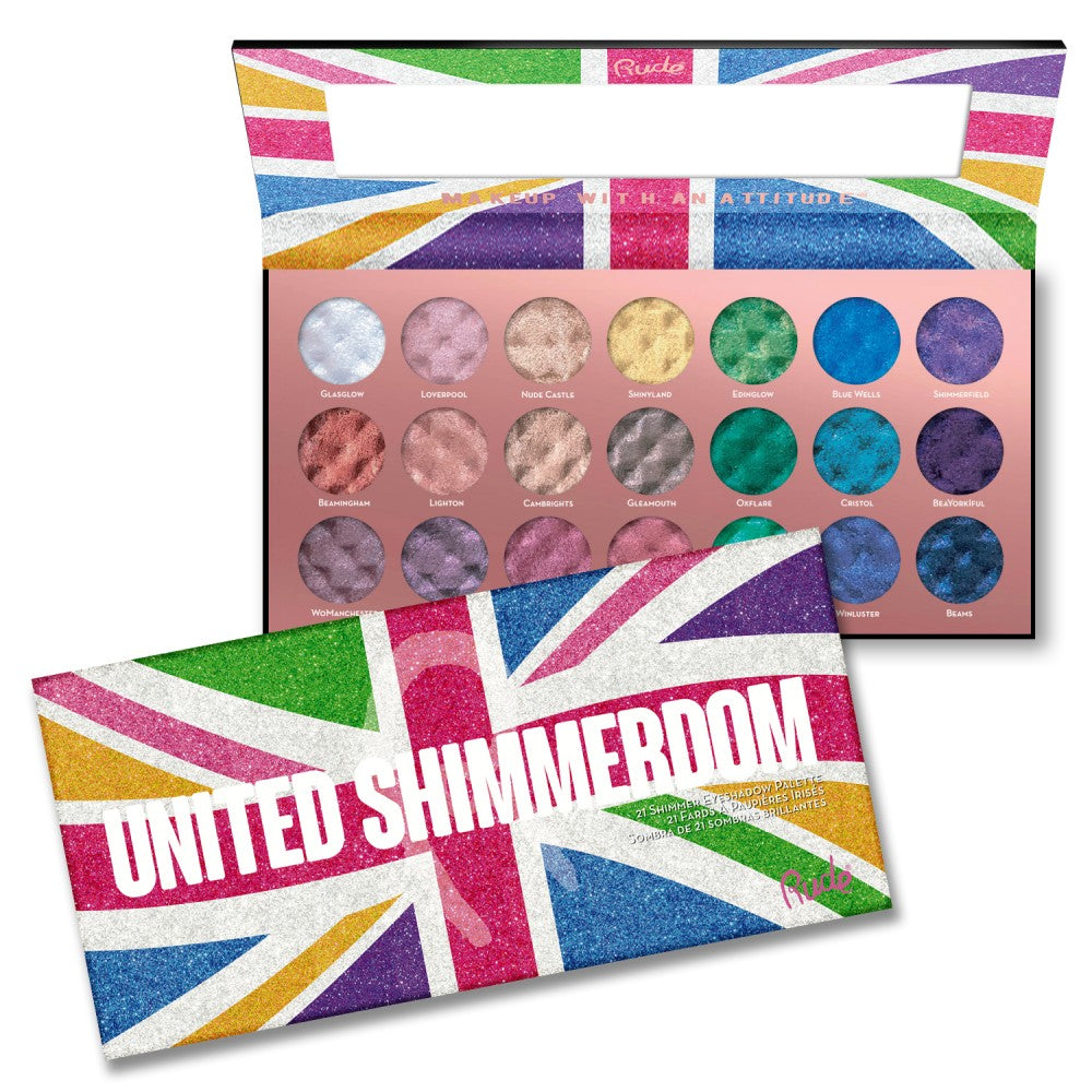 RU-87877 : United Shimmerdom 21 Shimmer Eyeshadow Palette 6 PC