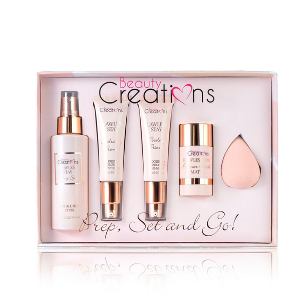 FSPSGSET : Beauty Creations Prep, Set and Go!-Flawless Stay Prep & Primer PR Wholesale-Cosmeticholic