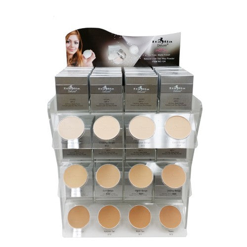 Matte Two Way Powder Display, 144 PC +12 Tester