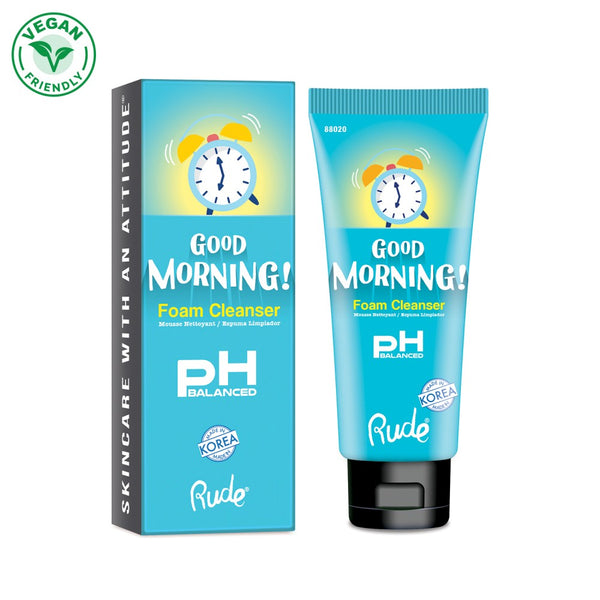 Rude 88020 : Good Morning! PH Balanced Foam Cleanser Wholesale-Cosmeticholic