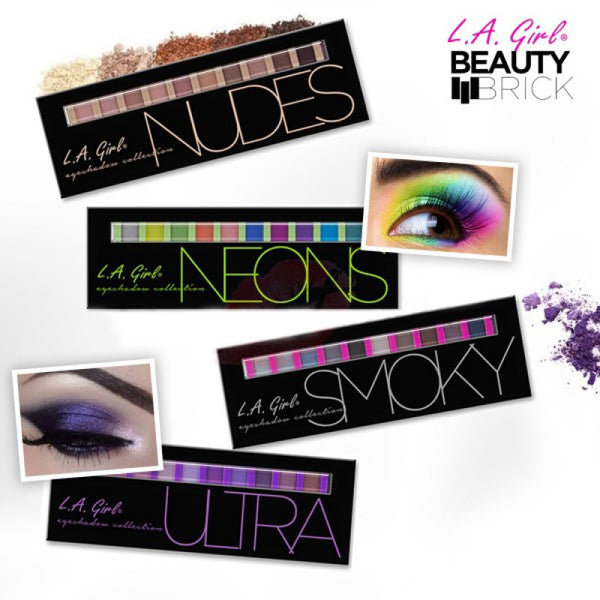 L.A. Girl Beauty Brick Eyeshadow Collectionwholesale - Cosmeticholic