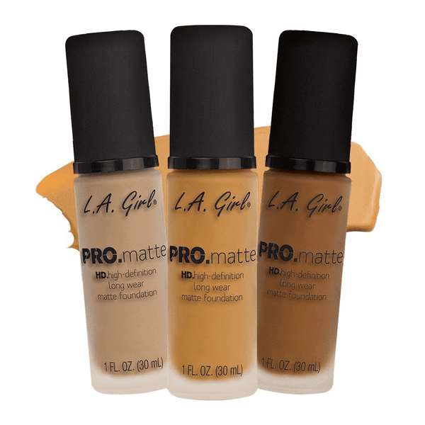 LAG-GLM PRO Matte Foundation 24 SHADES : 3 PC