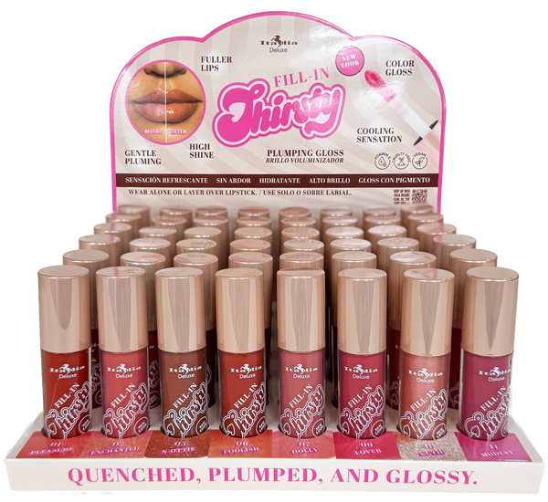 ITA-179 Fill In Thirst Pout Colored Plumping Gloss (New) : 4 DZ