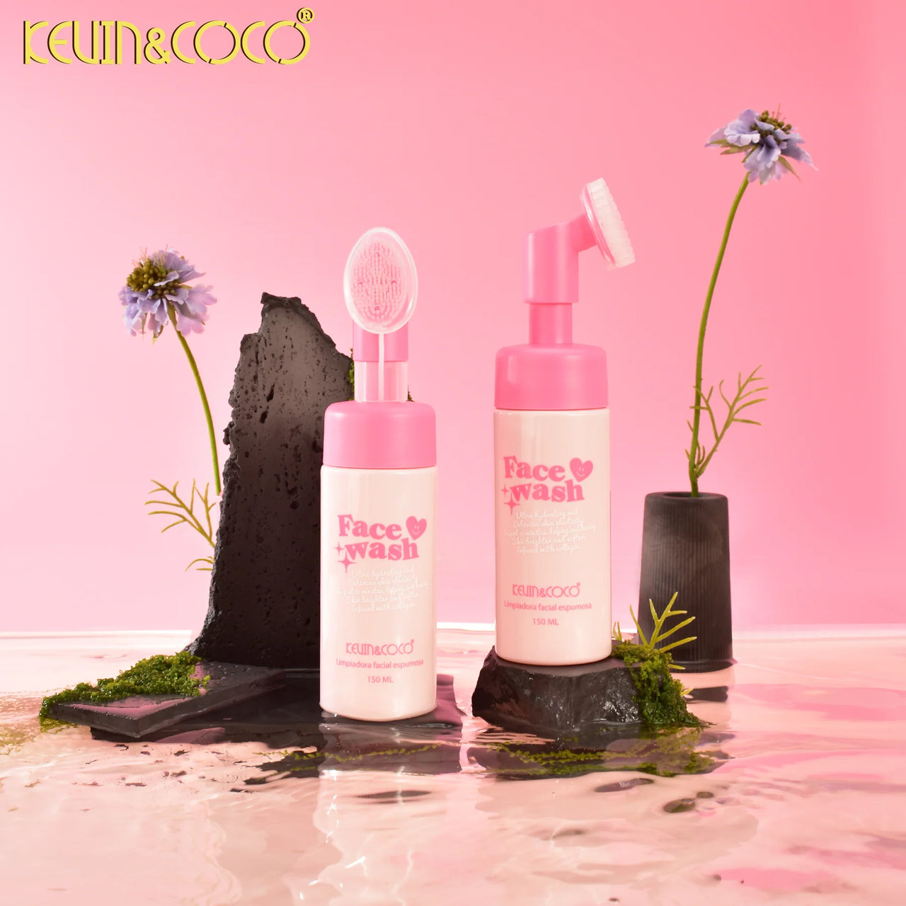 K&C-KC1211 Face Wash Foam Cleanser : 3 PC