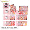 K&C-KC1255 'Bow' Pretty Girl 40 Color Eyeshadow Book : 3 PC