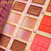 Kevin & Coco Chocolate Fuzzy 76-Color Book Palette – close-up of chocolate shaped eyeshadows and blushes