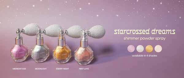 KR-F411D Starcrossed Dreams Shimmer Powder Spray Display Set with Free Testers : 1 SET