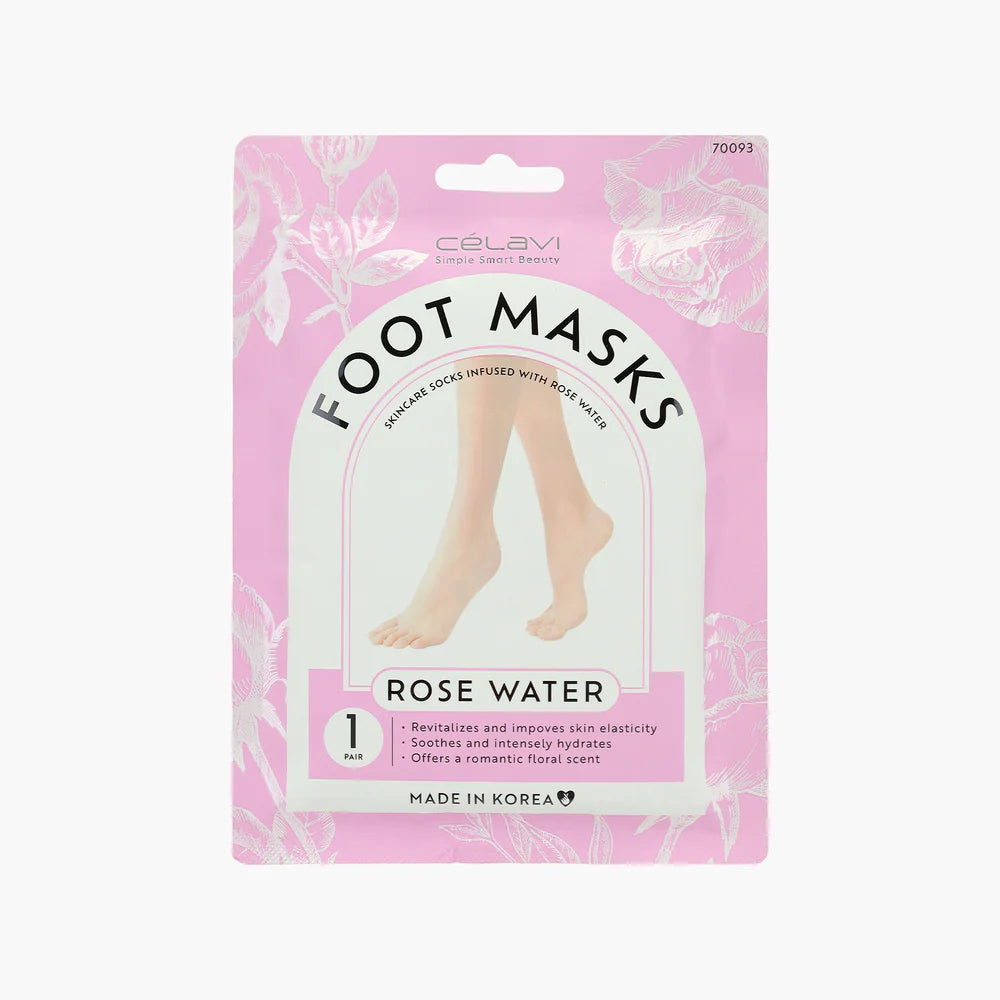 CV-Foot Mask : Rose Water : 6 PC